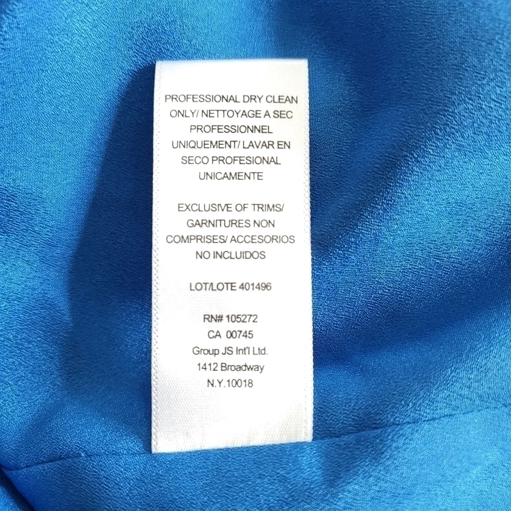 New Halston Braided Strap One-Shoulder Silky Georgette Dress NWT Size 4